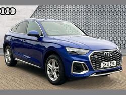 Blue Used 2021 Audi Q5 Sportback S-Line SUV | £30,381 (Fair price)