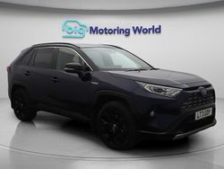 Blue/black Used 2021 Toyota RAV4 Hybrid SUV | £25,900 (Fair price)