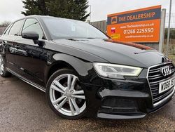 Black Used 2019 Audi A3 Sportback S-Line Hatchback | £12,890 (Fair price)