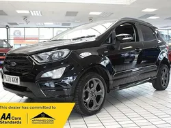 Black Used 2019 Ford Ecosport ST-Line SUV | £10,440 (Fair price)