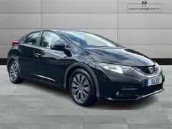 Black Used 2013 Honda Civic ES Hatchback | £3,949 (Fair price)