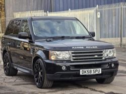 Black Used 2008 Land Rover Range Rover Sport HSE SUV | £2,995 (Good price)