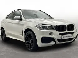White Used 2018 BMW X6 M Sport SUV | £30,500 (A bit pricey)