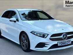 White Used 2018 Mercedes A180 AMG line Hatchback | £16,678 (Fair price)