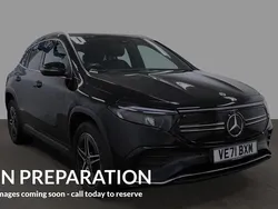 Black Used 2022 Mercedes EQA250 AMG line SUV | £19,420 (Fair price)