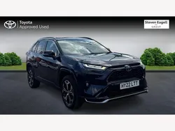 Blue/black Used 2022 Toyota RAV4 Hybrid SUV | £26,895 (Fair price)