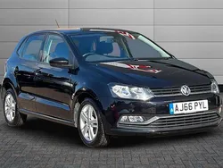 Black Used 2017 VW Polo Match Hatchback | £7,890 (Fair price)