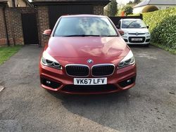 Red Used 2017 BMW 218 Sport Line MPV | £14,495 (Fair price)