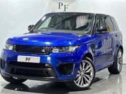 Blue Used 2017 Land Rover Range Rover Sport SVR SUV | £33,000 (Fair price)