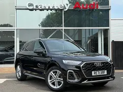 Black Used 2021 Audi Q5 S-Line SUV | £32,990 (Fair price)