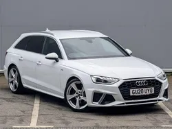 White Used 2020 Audi A4 S-Line Estate | £17,475 (Fair price)