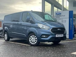 Blue Used 2023 Ford Transit Custom Limited Cabriolet | £27,995 (A bit pricey)
