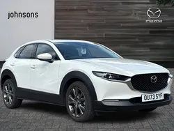 White Used 2023 Mazda CX-30 Exclusive-Line SUV | £23,786 (Fair price)