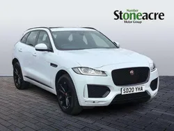 White Used 2020 Jaguar F-Pace Chequered Flag SUV | £24,500 (Fair price)