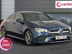 Blue Used 2022 Mercedes CLA180 AMG line Sedan | £23,399 (Good price)