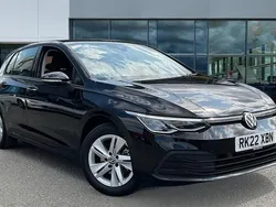 Deep black pearl Used 2022 VW Golf VIII Life Hatchback | £18,222 (Good price)