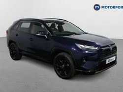 Blue/black Used 2022 Toyota RAV4 Hybrid SUV | £29,349 (Fair price)