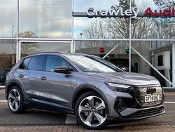 Grey Used 2024 Audi Q4 e-tron Black Edition SUV | £35,850 (Expensive)