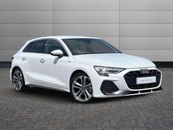 White New 2025 Audi A3 S-Line Hatchback | £31,491 (A bit pricey)
