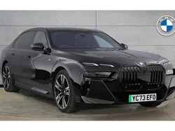 Black Used 2023 BMW i7 M Sport Sedan | £68,450 (Fair price)