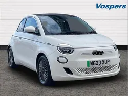 White Used 2023 Fiat 500e Icon Cabriolet | £16,900 (A bit pricey)