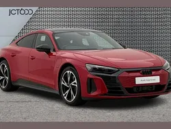 Red Used 2023 Audi e-tron GT quattro Comfort Sedan | £47,820 (Fair price)