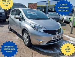 Silver Used 2016 Nissan Note Acenta Premium MPV | £5,695 (A bit pricey)