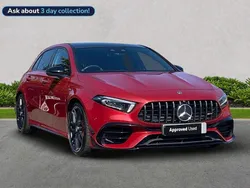 Red Used 2020 Mercedes A45 AMG Hatchback | £37,199 (Expensive)