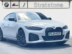 White Used 2024 BMW i4 Comfort Edition Sedan | £48,449 (Fair price)
