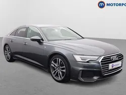Grey Used 2021 Audi A6 S-Line Sedan | £23,499 (Fair price)