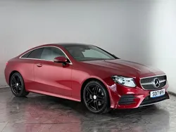 Red Used 2017 Mercedes E220 AMG line Coupe | £21,050 (Fair price)