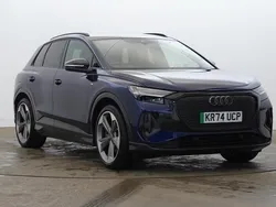 Blue Used 2024 Audi Q4 e-tron Black Edition SUV | £36,980 (Fair price)