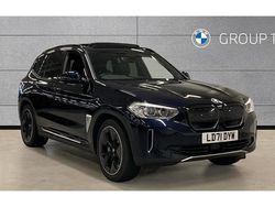 Carbon black Used 2021 BMW iX3 Shadowline SUV | £26,950 (Fair price)