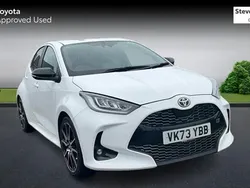 White Used 2023 Toyota Yaris Hybrid Sport Hatchback | £19,190 (Fair price)