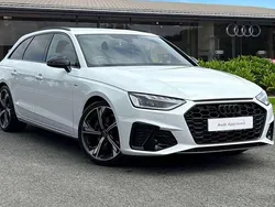 White Used 2024 Audi A4 Black Edition Estate | £31,990 (Expensive)