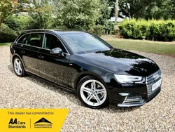 Black Used 2017 Audi A4 S-Line Estate | £13,495 (A bit pricey)