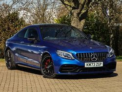 Blue Used 2023 Mercedes C63S AMG Premium Plus Coupe | £67,998 (Expensive)