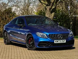 Blue Used 2023 Mercedes C63S AMG Premium Plus Coupe | £68,998 (A bit pricey)