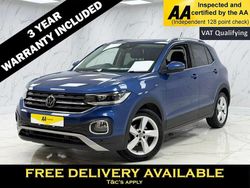 Blue Used 2021 VW T-Cross SEL SUV | £14,895 (Fair price)