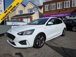 White Used 2018 Ford Focus ST-Line Hatchback | £9,990 (Fair price)