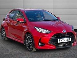 Red Used 2022 Toyota Yaris Hybrid Design Hatchback | £17,895 (Fair price)