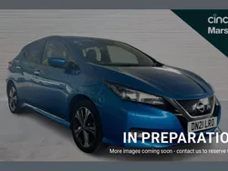 Blue Used 2021 Nissan Leaf N-Connecta Hatchback | £10,402 (Good price)