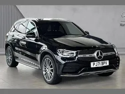 Black Used 2021 Mercedes GLC300 AMG Line Premium SUV | £33,680 (Fair price)