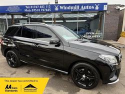 Black Used 2015 Mercedes GLE250 AMG line SUV | £15,950 (Fair price)