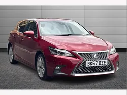 Red Used 2017 Lexus CT200h Hatchback | £15,391 (A bit pricey)