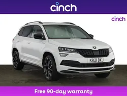 White Used 2021 Skoda Karoq SportLine SUV | £23,199