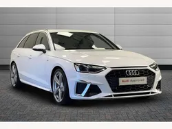 White Used 2022 Audi A4 S-Line Estate | £24,990 (Fair price)