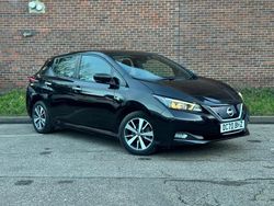 Black Used 2021 Nissan Leaf Acenta Hatchback | £7,495 (Fair price)
