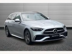 Silver Used 2023 Mercedes C300e AMG Line Premium Plus Estate | £30,750 (Fair price)