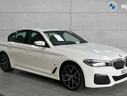 White Used 2022 BMW 520 M Sport | £28,591 (Good price)
